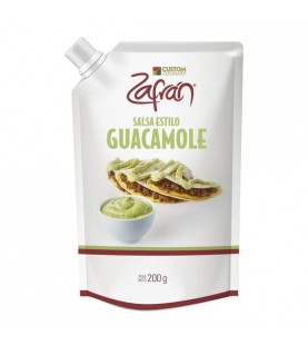 Salsa Guacamole Zafrán Doypack Con Válvula X 200 Gr