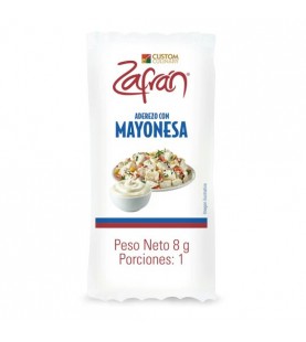 Mayonesa Reducida En Grasa X 120 Sobres Zafrán Custom Culinary