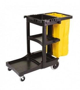 Carro Rubbeermaid Limpiador + Bolsa Amarillo Fg617388Blaund