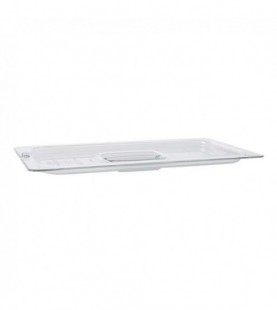 Tapa Con Asa Para Alzafate De 1/3 Size Rubbermaid Ref FG121P23CLR