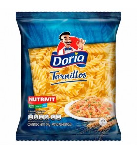 Pasta Doria Tornillos X 250 Grs Und